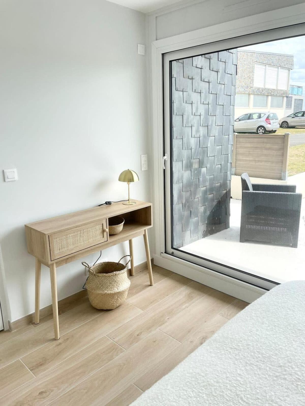 T3 Neuf Archi Cocooning Terrasse Face A La Mer Ploemeur Kültér fotó