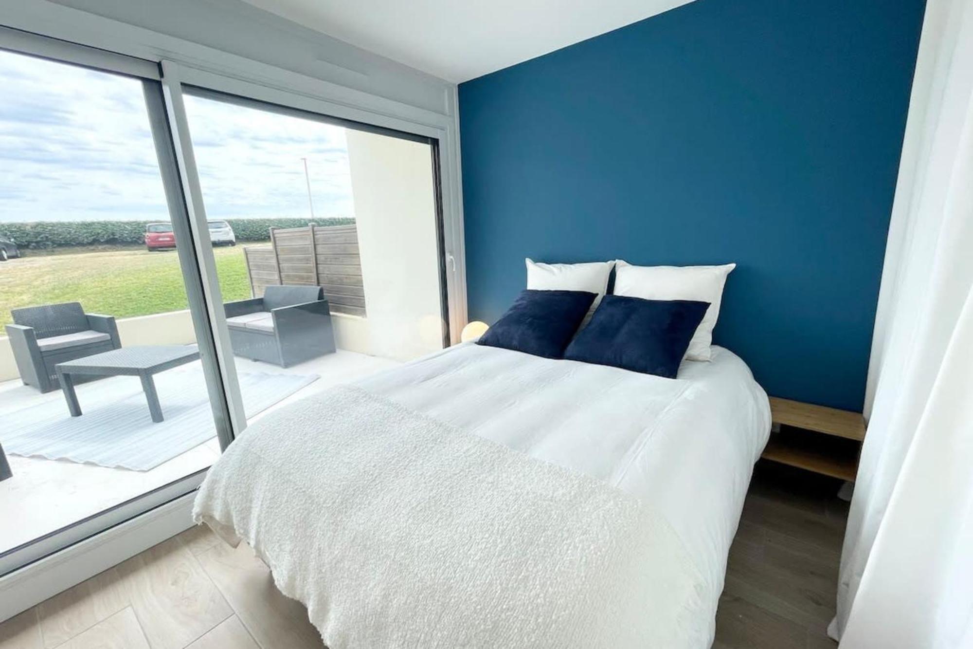 T3 Neuf Archi Cocooning Terrasse Face A La Mer Ploemeur Kültér fotó
